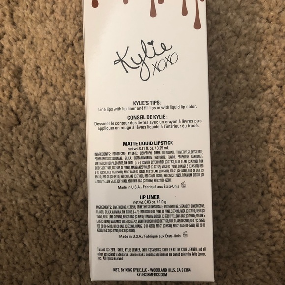 Kylie Cosmetics Lip Kit Dolce K 100% Authentic - Picture 2 of 4
